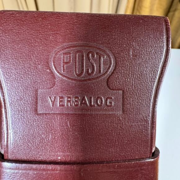 Vintage Frederick Post Co. Versalog 1460 Slide Rule Leather Case Hemmi Japan - Picture 3 of 10